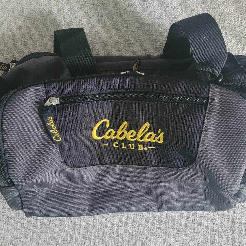 Gently Used Cabela's Catch-All Gear Black Fishing Bag
